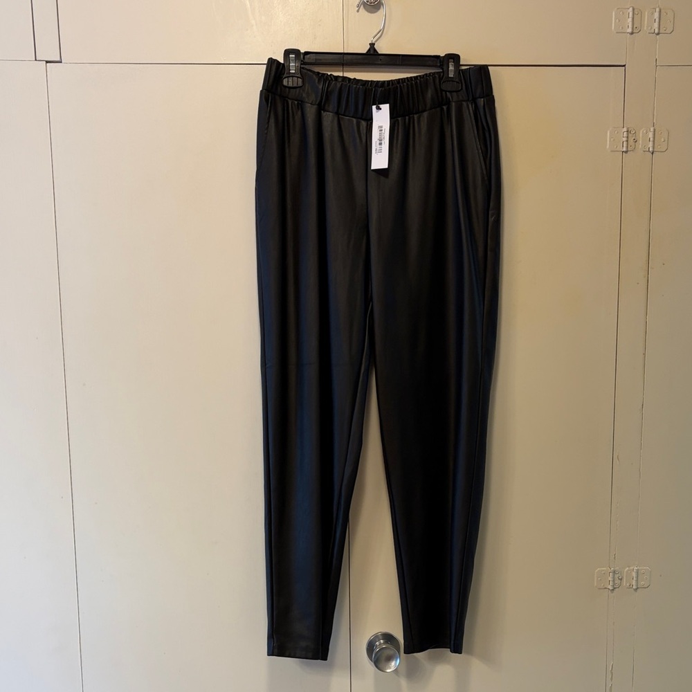 Faux Leather Pants/Joggers